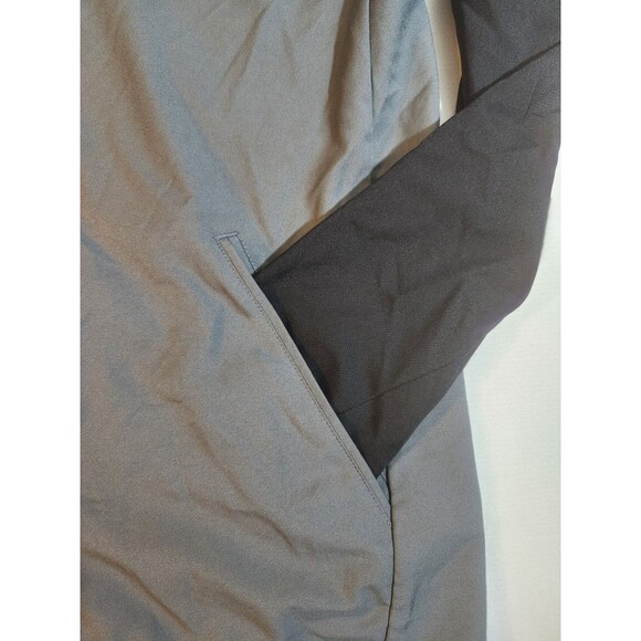 Nike Dri Fit Jacket Men Size Large Full Zip Gray/Black Pockets Swoosh Logo - Picture 4 of 11